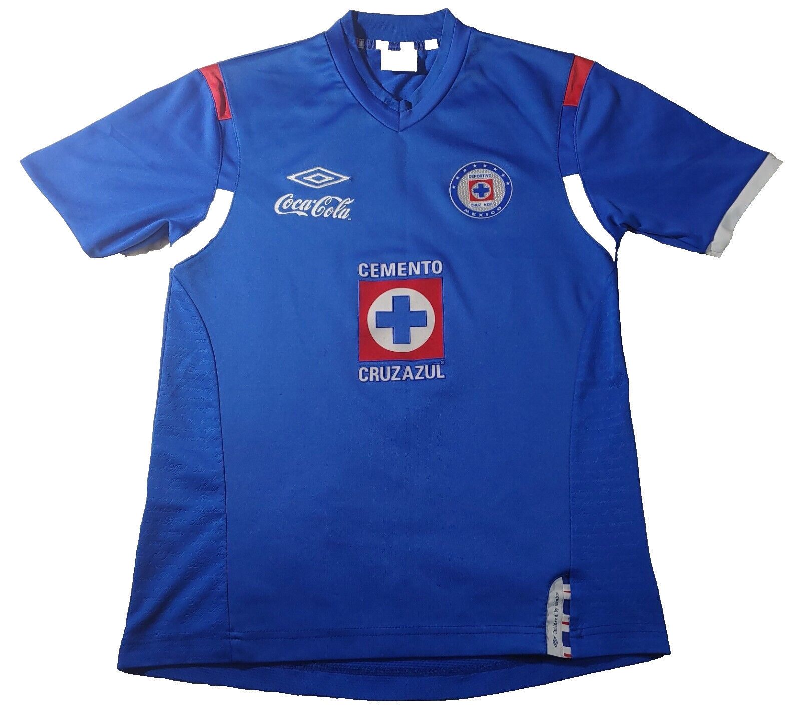 Camiseta Umbro Cruz Azul Pequeña Azul Camiseta de Fútbol México La Maquina Celeste