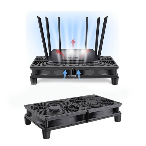 High Speed USB Fans PC Chassis Temperature Control Fan 2400RPM 2 Fans Efficient - Picture 2 of 8