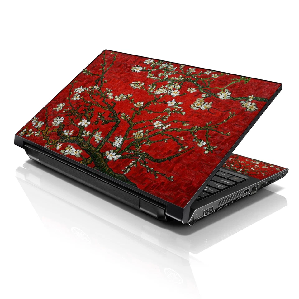 Laptop Skin Sticker Notebook Decal Cover Red Almond Tree for HP Dell Apple 17-19 - Image 2 of 4