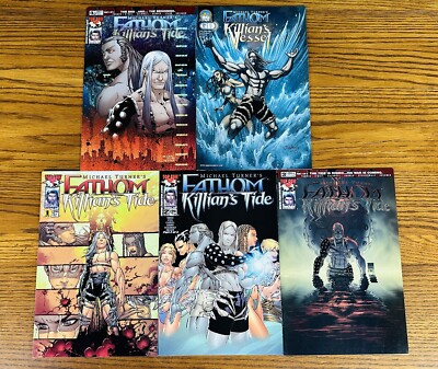 MICHAEL TURNER'S FATHOM KILLIAN'S TIDE #1-4 VESSEL COMPLETE SET 2001 NM Top Cow