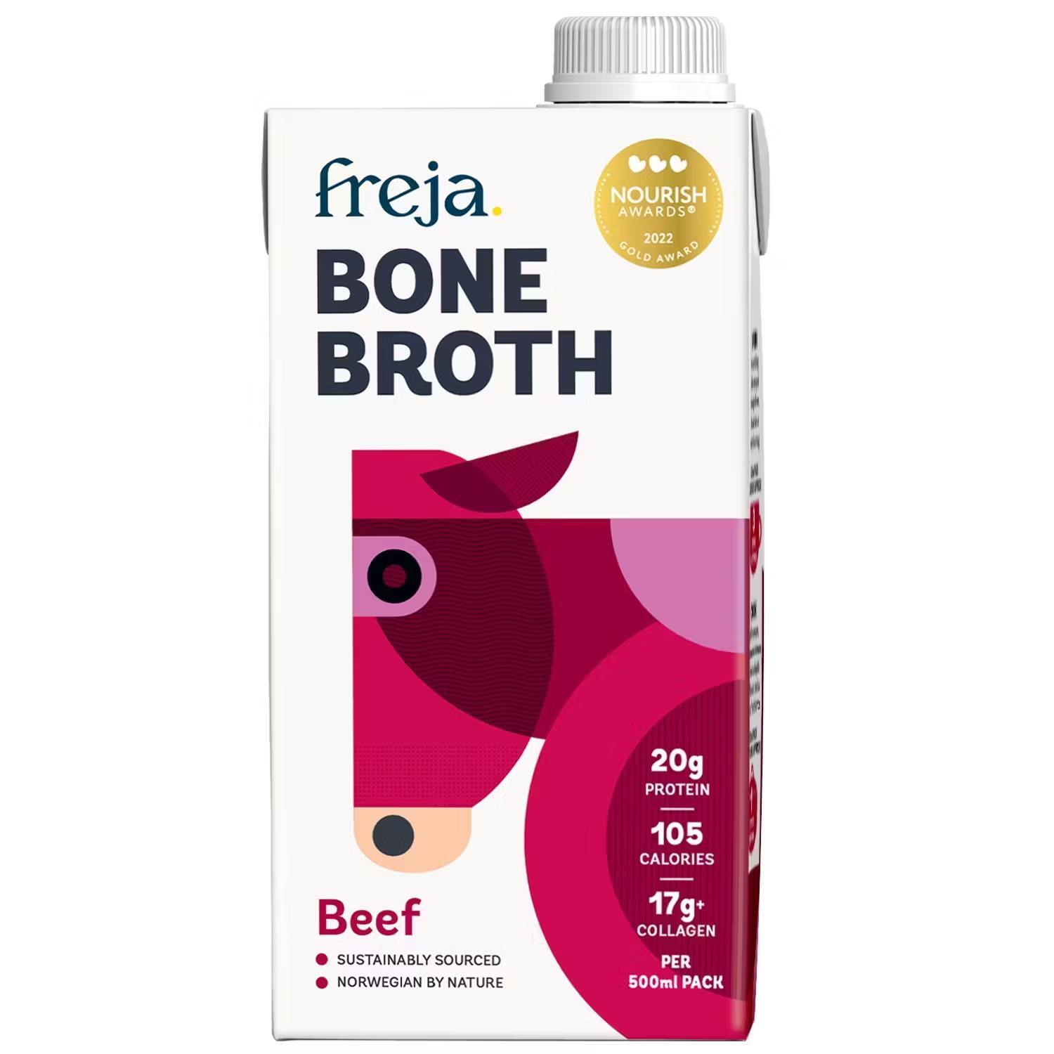 Freja Beef Bone Broth - 500ml (Pack of 3)