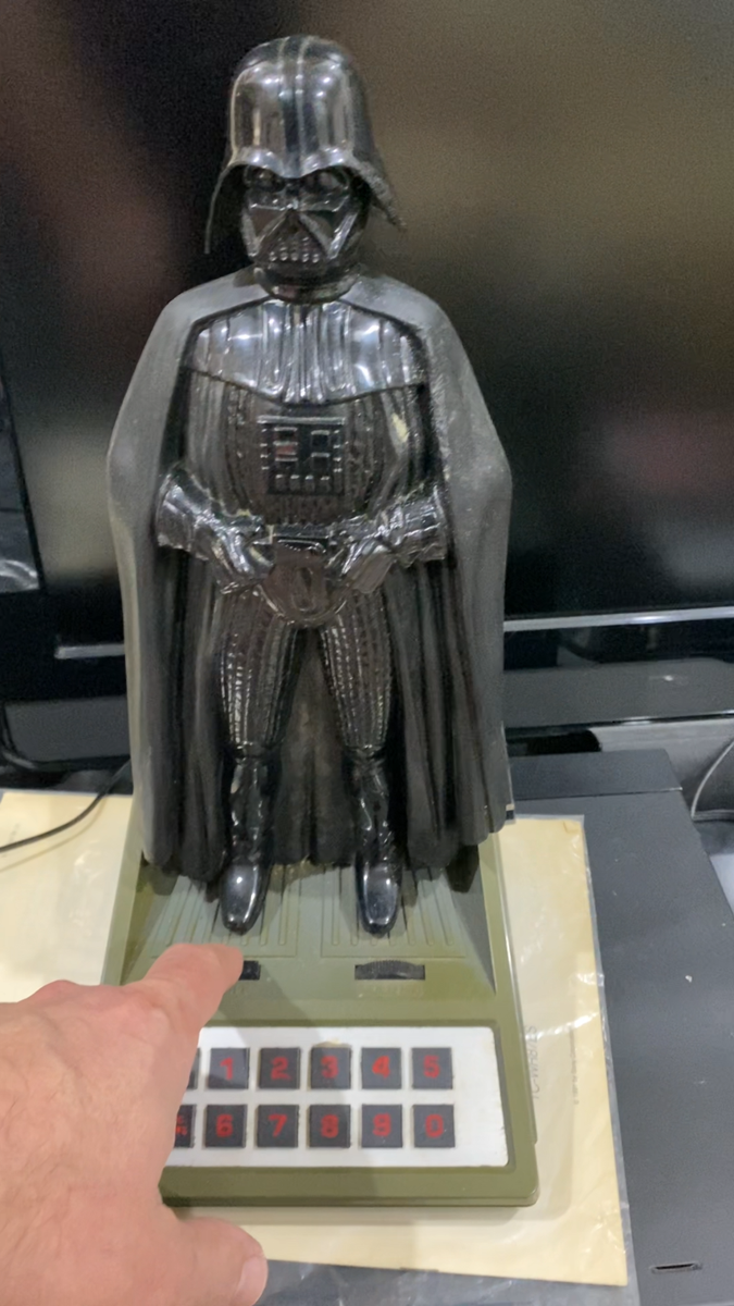 VTG 1983 Star Wars Darth Vader Speaker Phone Landline DEIF-8040