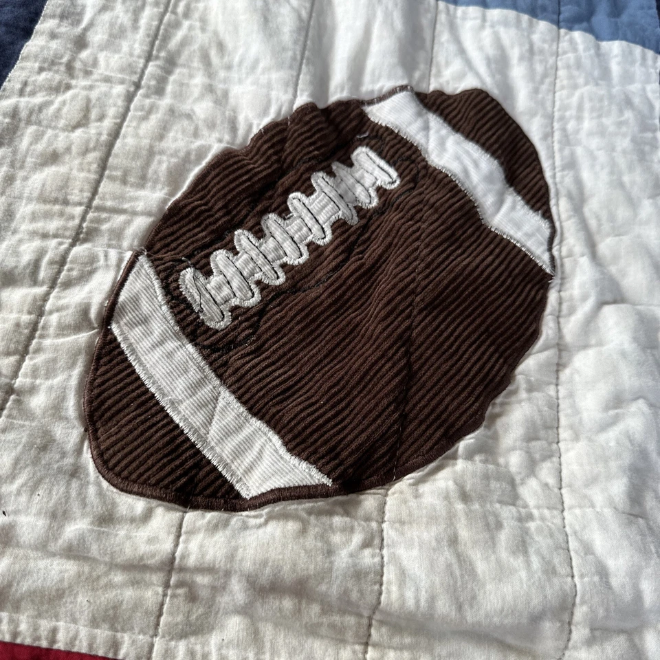 Edredón doble para niños de algodón con frijoles para saltar deportes fútbol baloncesto fútbol Foto 4 de 4