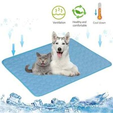 Dog Cooling Mat Summer Pet Cold Bed Extra Large for Small Big Dogs, Cat Blanket