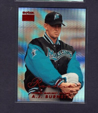 1999 SKYBOX PREMIUM STAR RUBIES PARALLEL #246 AJ BURNETT ROOKIE SET BREAK #15/50