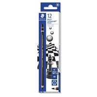 Staedtler 100B-8B Mars Lumograph Bleistift Premium QualitäT HäRtegrad 8B, 12 S
