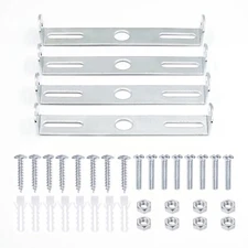4 Packs Universal Light Fixture Mounting Bracket Square Kit4.1 inch Ceiling L...
