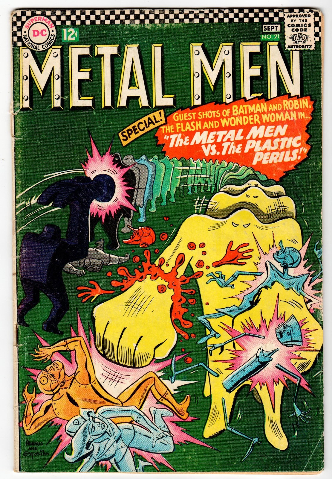 DC METAL MEN 21 FR Sept 1966 Vintage Comic eBay