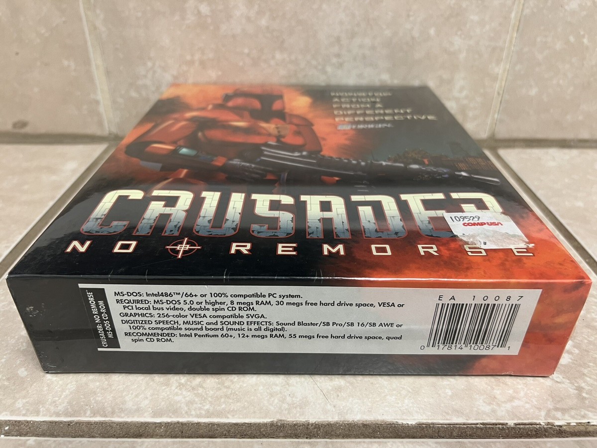 Jeu PC Crusader: No Remorse - Big Box Carton Version FR (bon état)