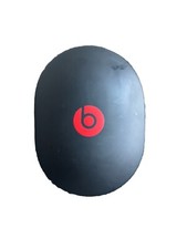 Beats Wireless Headphones Hard Zipper Case Only Matte Black Red Logo