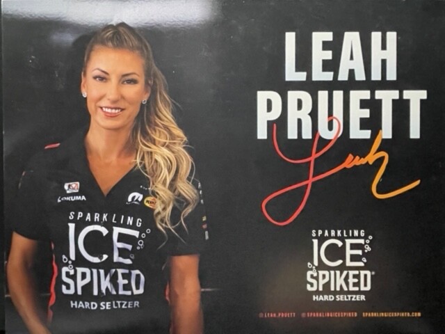 VRHTF NHRA 2020 BEAUTIFUL LEAH PRUETT ICE SPIKED HAND OUT EX CONDITION