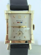 Vintage BENRUS 10k GF Mens Winding Watch c.1940s Cal Model BO 1* EXLNT* SERVICED