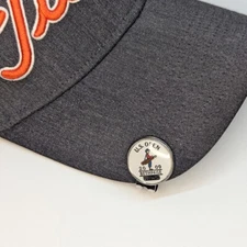 2009 US Open Bethpage Black Golf Ball Marker w/ Magnetic Hat Clip - Epoxy Coated