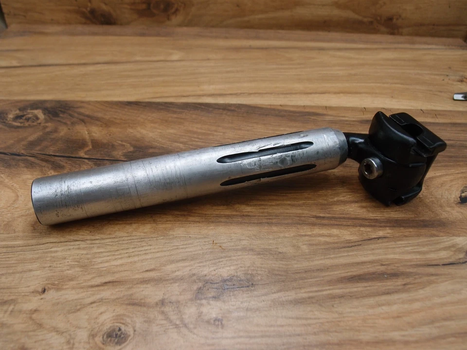 Tija de sillín lisa Gipiemme 27,2 mm años 90 vintage hecha en Italia para bicicleta de carretera Foto 3 de 4