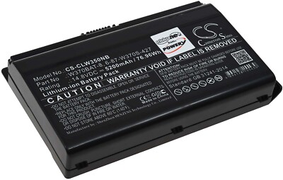 Akku für Laptop Hasee K710C-i7 14,8V 5200mAh/77Wh Li-Polymer Schwarz
