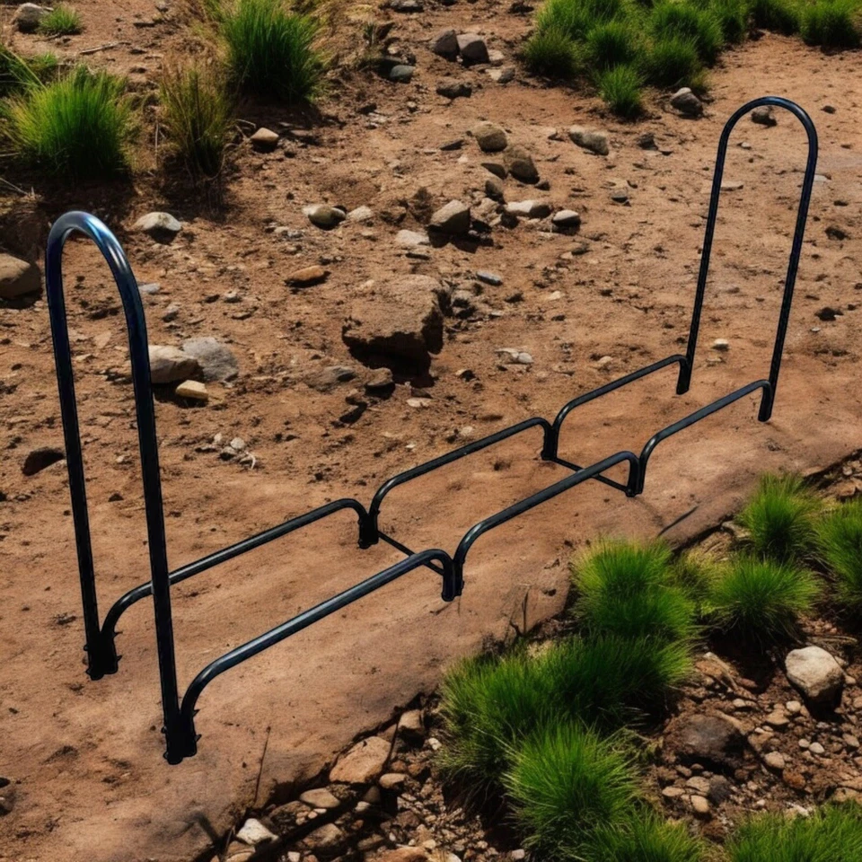 Estante para leña de 8 pies 42”x96”x13,5 669018 soporte para troncos medio cable nuevo estilo selecciones Foto 4 de 4