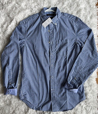 Banana Republic Men's Grant Slim Fit 100 Cotton Button Front shirt SM - NWT