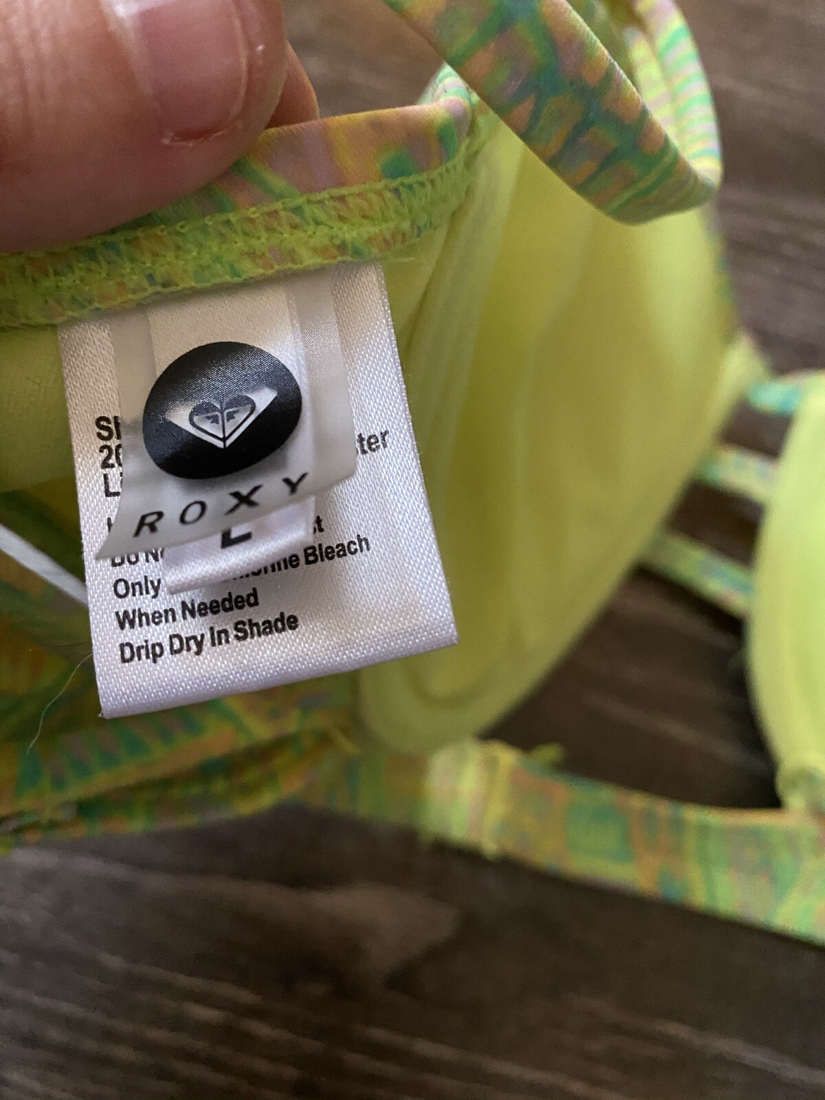 roxy bikini top large - image 4