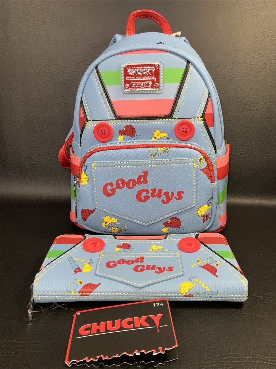 Loungefly Child's Play Chucky Cosplay Good Guys Overalls Mini