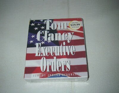 TOM CLANCY EXECUTIVE ORDERS READ BY EDWARD HERRMANN AUDIO BOOK NEW