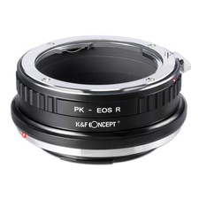 K F Concept Adapter for Pentax K PK Mount Lens to Canon EOS R Camera RF R5 R6