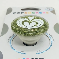 PopSockets Phone Grip Stand Liquid Glitter You So Macha POPGRIP Popsocket