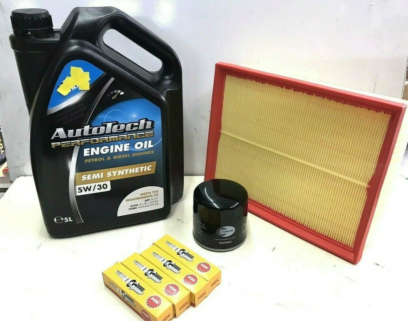 FOR FORD FIESTA MK6 1.2 PETROL SERVICE KIT OIL AIR FILTER B299 PLUGS ...