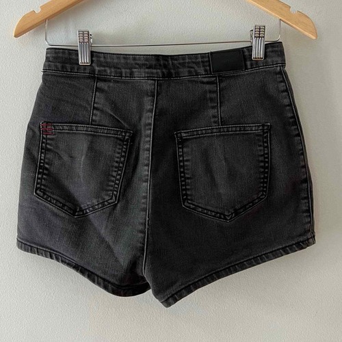 Pantaloncini denim BDG UO vita alta nero grigio taglia 28 - Foto 2 di 10