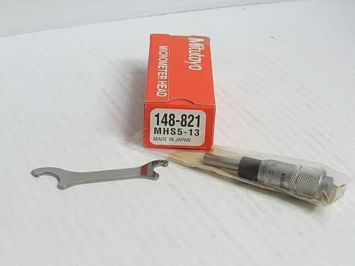 NEW MITUTOYO MICROMETER HEAD 148-821 MHS5-13 148821 MHS513