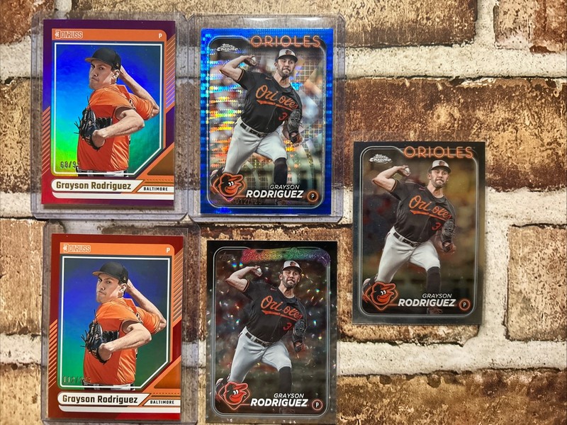 Grayson Rodriguez Numbered LOT x 3