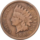 [#1513150] United States, Cent, Indian Head Cent, 1901, Philadelphia, Bronze, EF