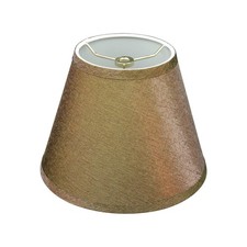 32429 Brown Transitional Hardback Empire Spider Lamp Shade 5x9x7 Inch Large