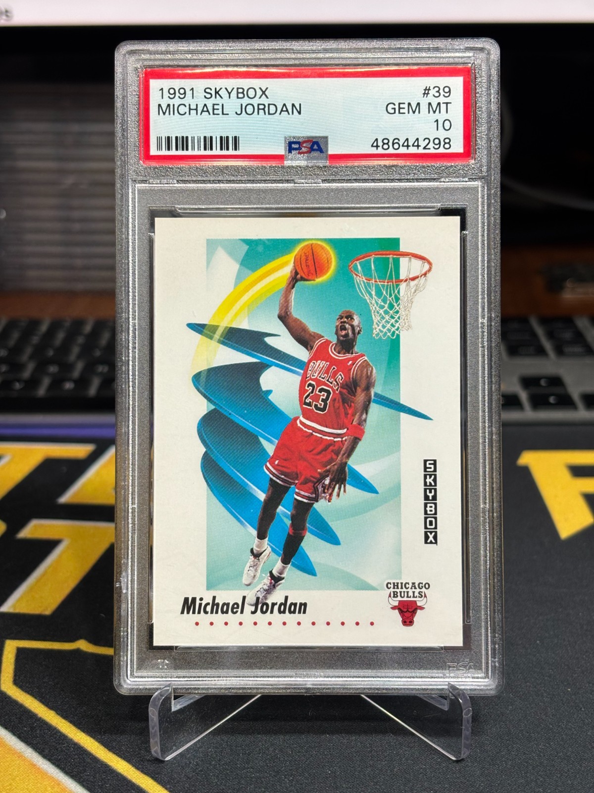 1991 Skybox MICHAEL JORDAN PSA 10 💎 NBA Chicago Bulls view 2