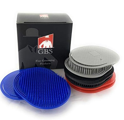 G.B.S 8 Piece Hair Brush Set for All Hair Types Comfortable Palm Brush USA Made