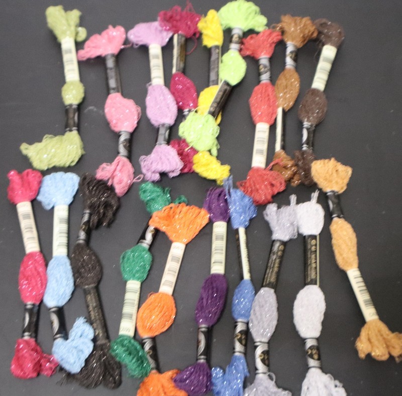 Lot Of 19 DMC Mouline Special E'TOILE Sparkly Floss Embroidery Thread