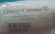 Cloth Canopy FLAT Top Full Size w/Ruffle unbleached muslin/original CntryCrtns 