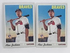 (2x) Alex Jackson 2019 Topps Heritage - RC #578 - Atlanta Braves
