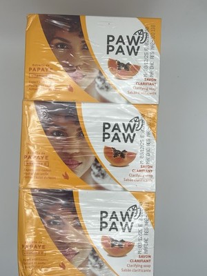 Paw Paw - Clarifying Soap With Papaya  { PACK OF 6 } 180g EACH