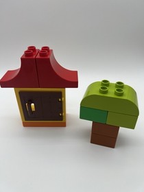 LEGO DUPLO Brick Box Farm with Dog and Cat figures 4624 incomplete