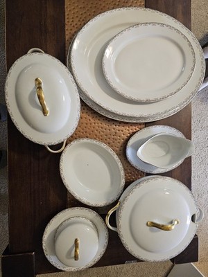 wm guerin co limoges france Buttler/Service Set 8 Piece