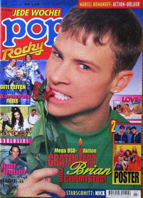 Pop Rocky 07/97 Titelfoto: Brian von BSB, Poster:Spice Girls+No Mercy,Ralf Bauer