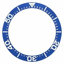 REPLACEMENT BEZEL INSERT BLUE FOR WATCH 43MM X 34MM