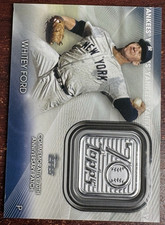 2021 Topps Baseball Ser 2 #T70P-WF 70th Anniv. Logo Patch Card Whitey Ford