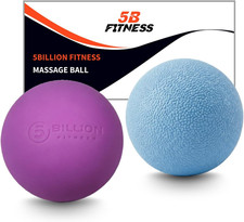 2 Pack Massage Lacrosse Ball Set Deep Tissue Massage Balls for Myofascial Releas