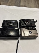 Vintage 35mm Film Camera Lot Kodak Fuji Big View Finder Point Shoot