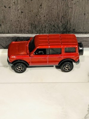 2021 Matchbox 2021 Ford Bronco 1:64 Diecast SUV Dark Red