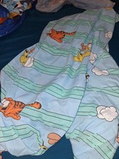 Vintage Garfield Chasing Odie Fitted Twin Sheet Only 1978 Jim Davis Collectible