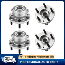 4× Wheel Hub Bearing Assy For Ford Explorer/Police Interceptor Utility 2011-2019