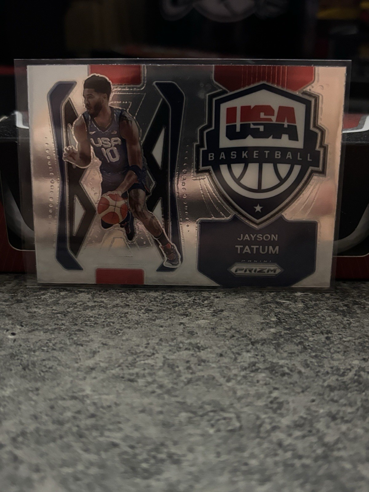 2021-22 Panini Prizm - USA Basketball Jayson Tatum #1 Silver Prizm