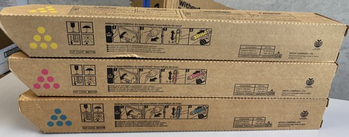 3 Ricoh Original MP C3502 CMY Toner Druckerpatronen 841736 841737 841738 C3002 - Bild 5 von 5